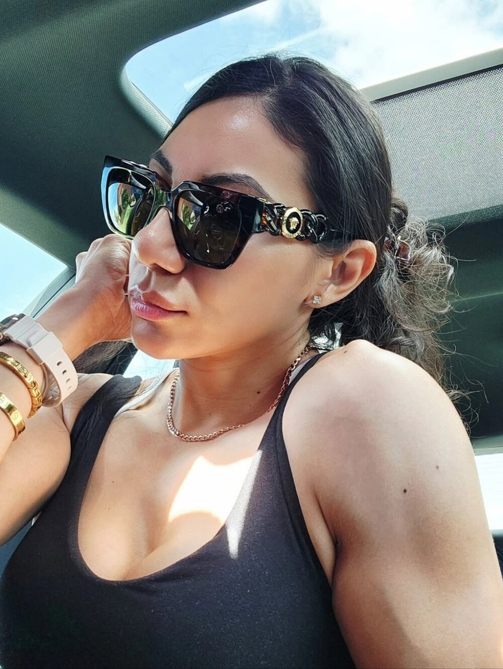 Versace 4409 Havana Sunglasses